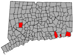 CT Town Map