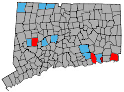 CT Town Map