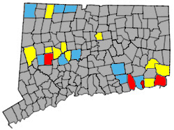 CT Town Map